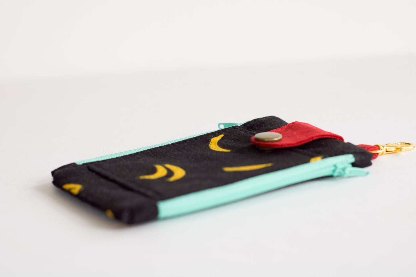 Cartera de llavero de plátanos, mini cartera, cartera bonita para mujer, regalo kawaii para niñas, idea de regalo para ella