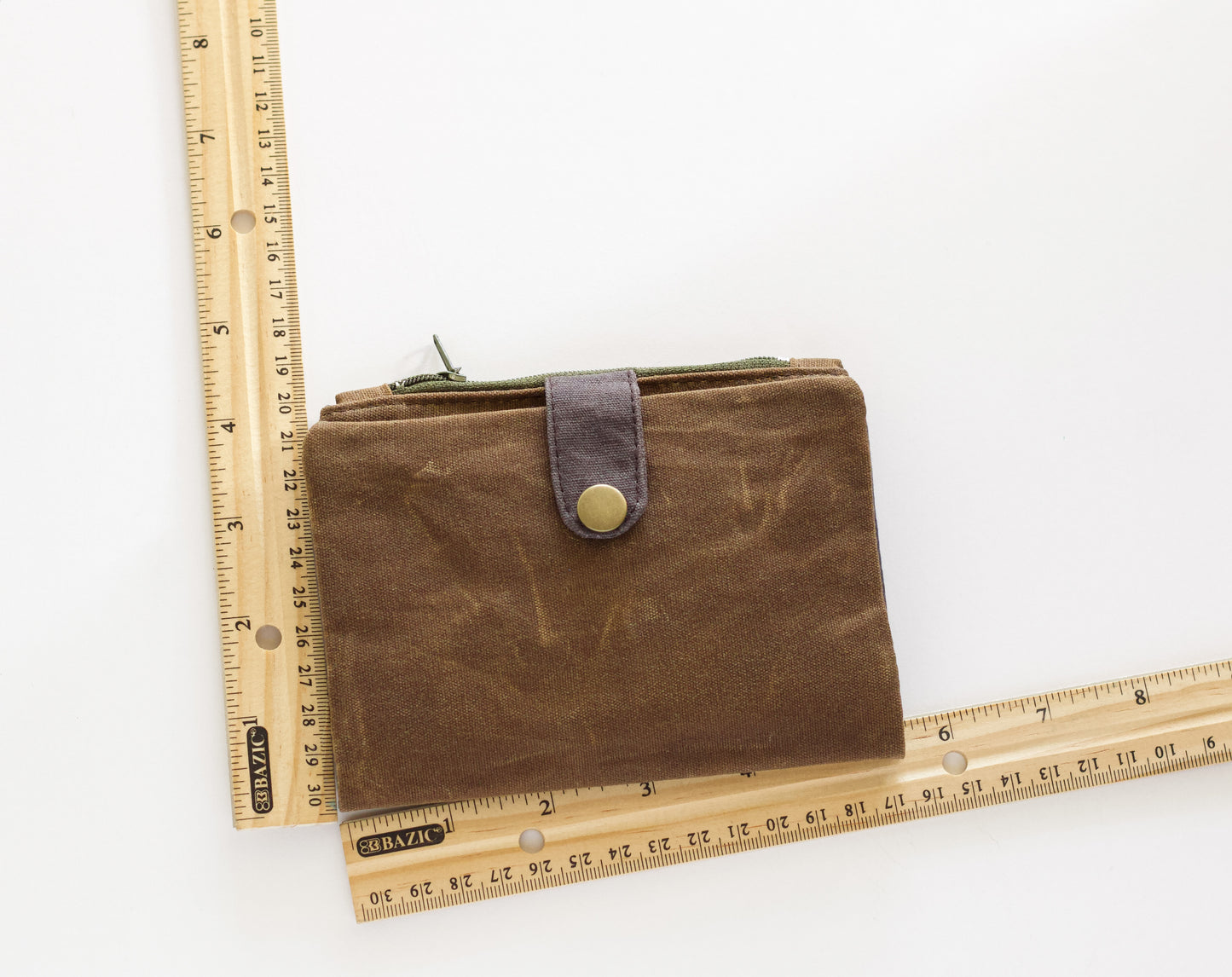 Cartera de viaje para hombre, organizador de tarjetas de crédito, cartera de tela y lona encerada, cartera plegable, regalo para él
