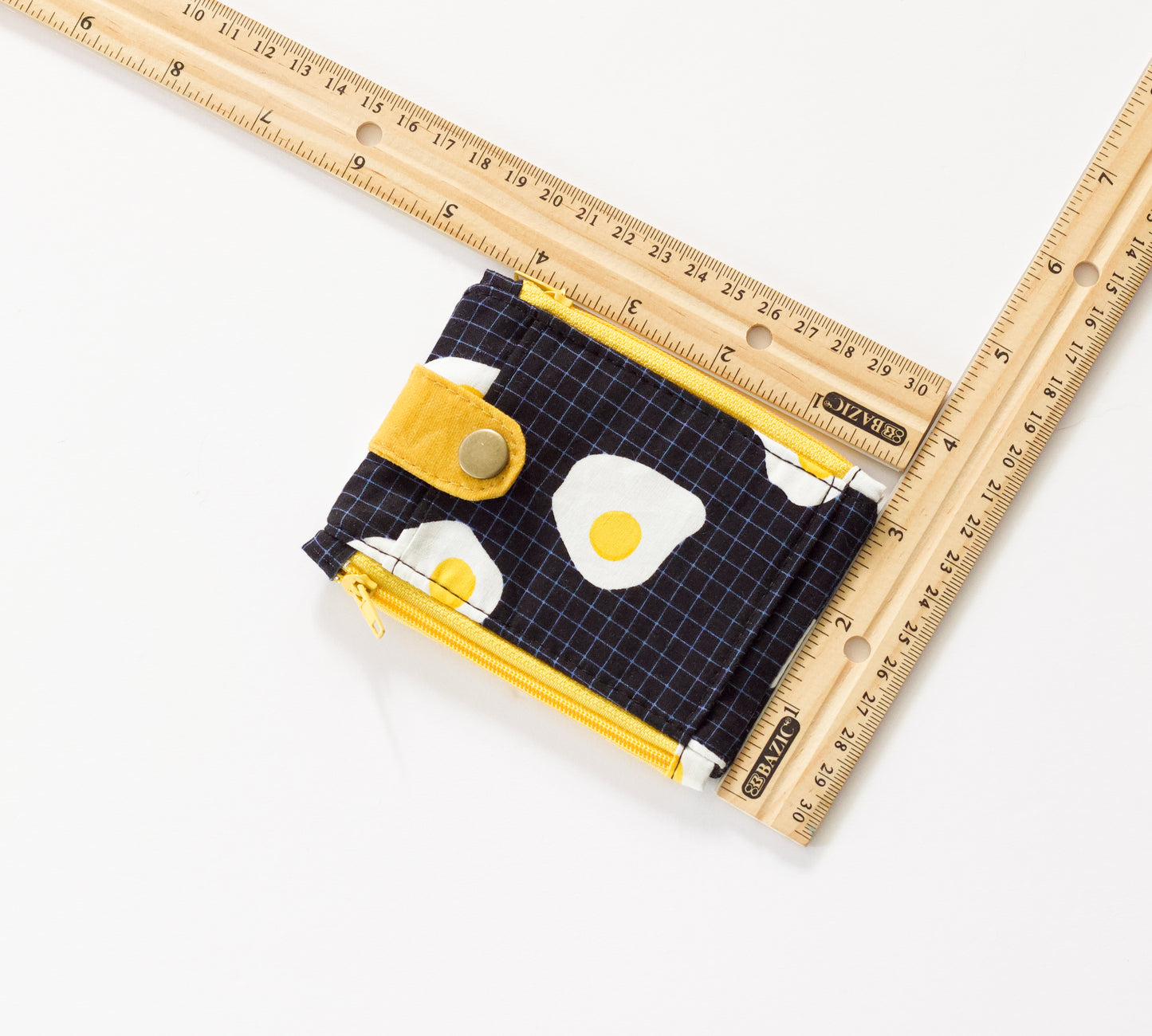 Cartera funky para hombre, cartera de huevos, cartera única para hombre, regalo divertido para él, cartera delgada con bolsillo frontal, cartera pequeña de bolsillo