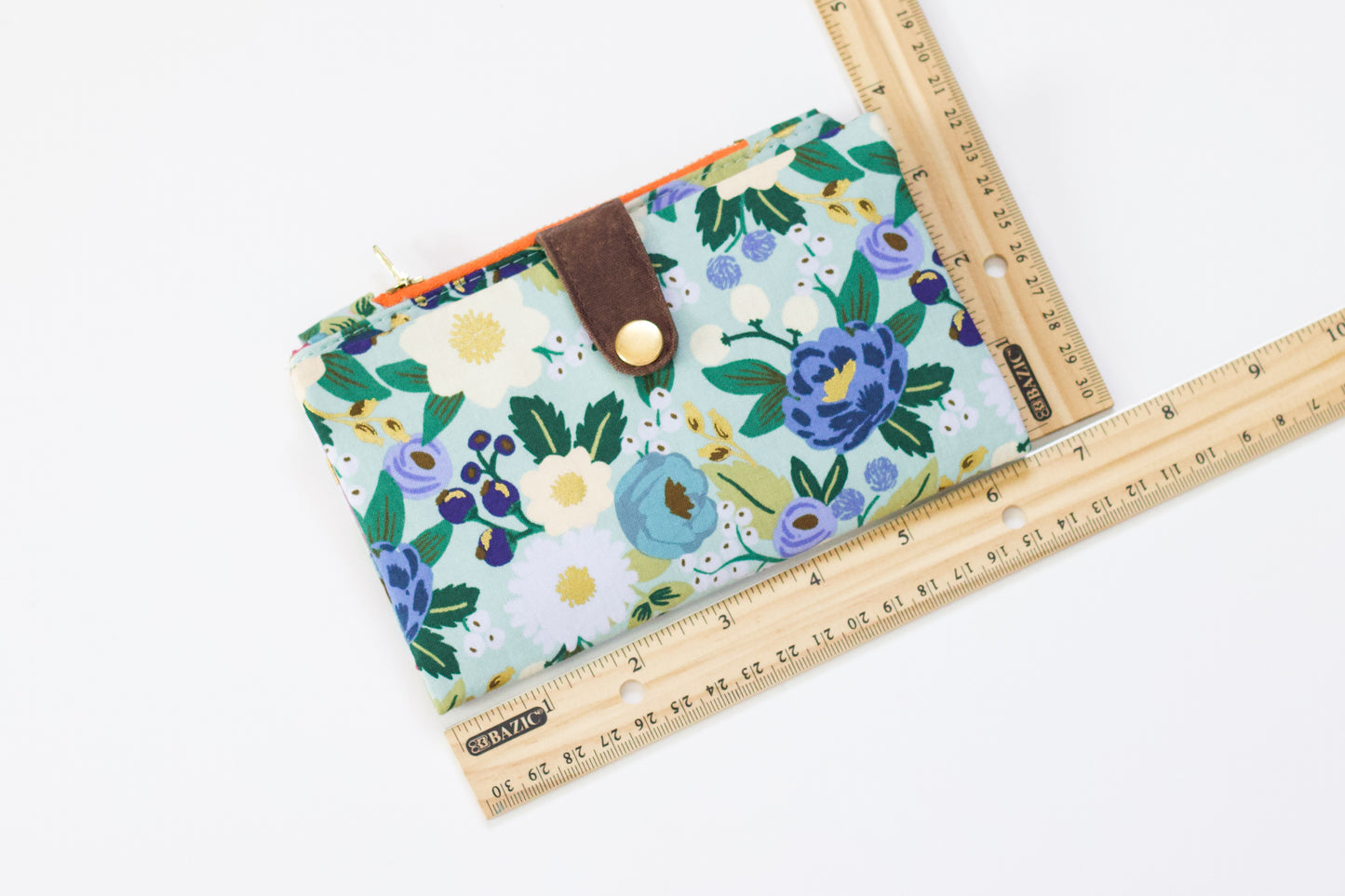 Cartera floral para mujer, cartera larga para mujer, cartera de flores de casa de campo, cartera colorida, regalo para ella, organizador de tarjetas de crédito