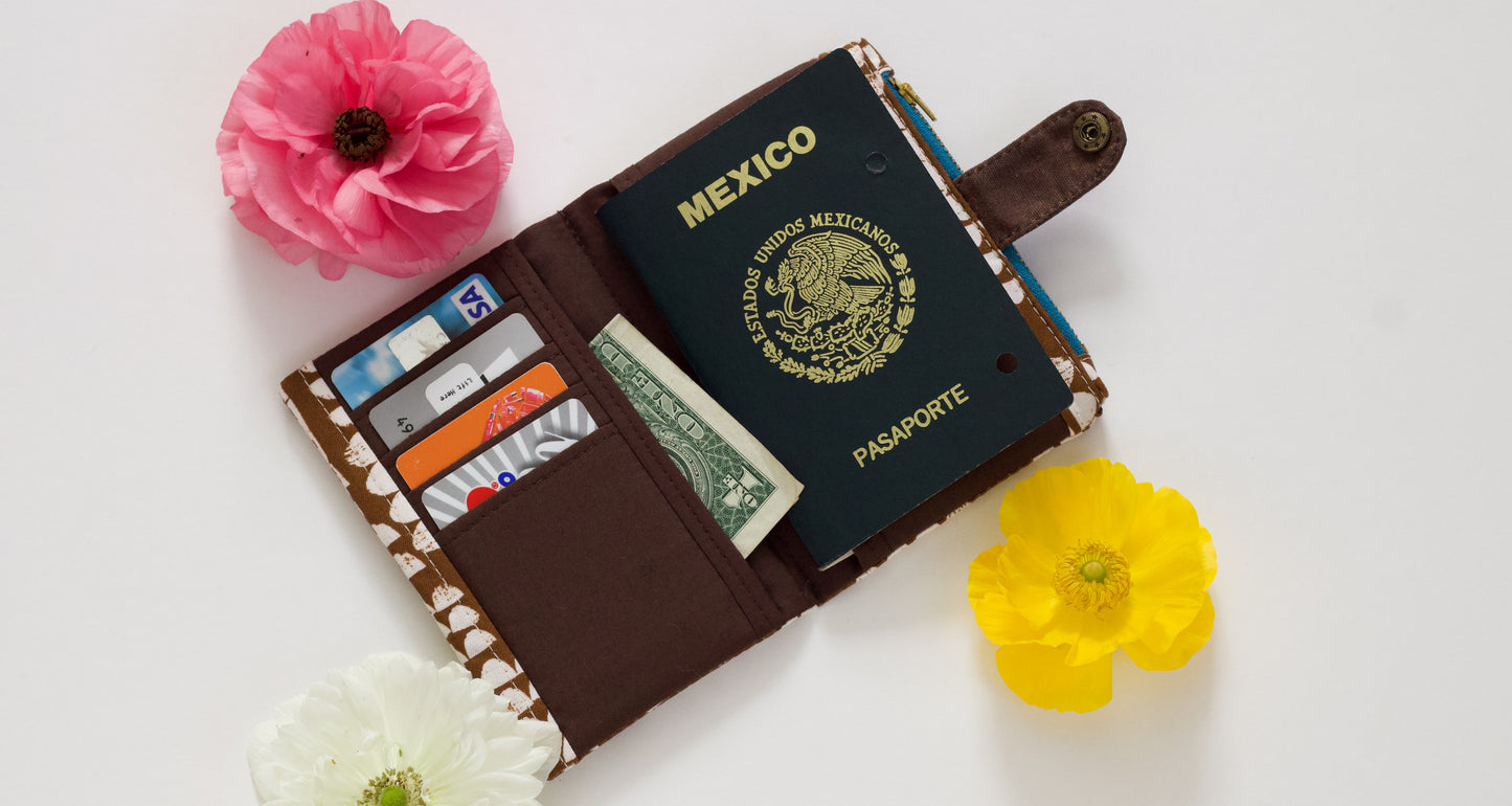 Cartera minimalista para mujer, cartera vegana pequeña para mujer, regalo para ella, cartera hecha a mano, organizador de tarjetas de crédito