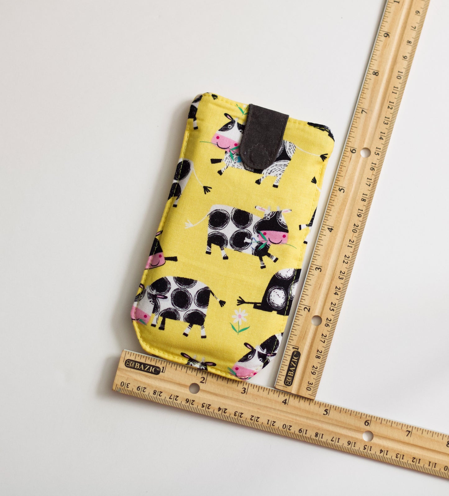 linda bolsa para gafas de sol de vacas, estuche de gafas alegre y divertida, funda de gafas kawaii suave y única