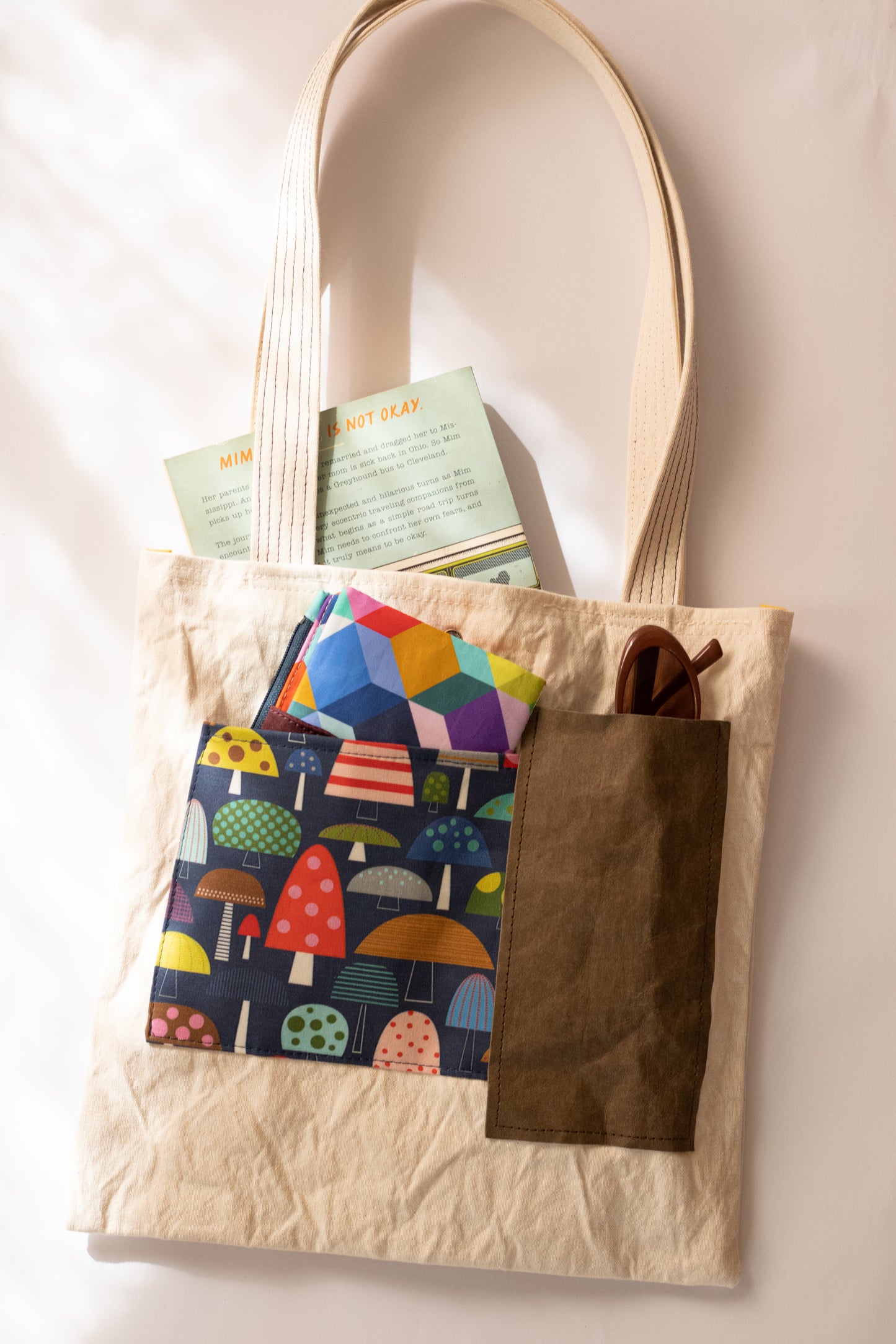 Bolso tote de algodón y lona: bolsas de papel kraft lavables